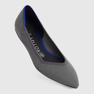 Rothy’s the point flat cloud gray birdseye